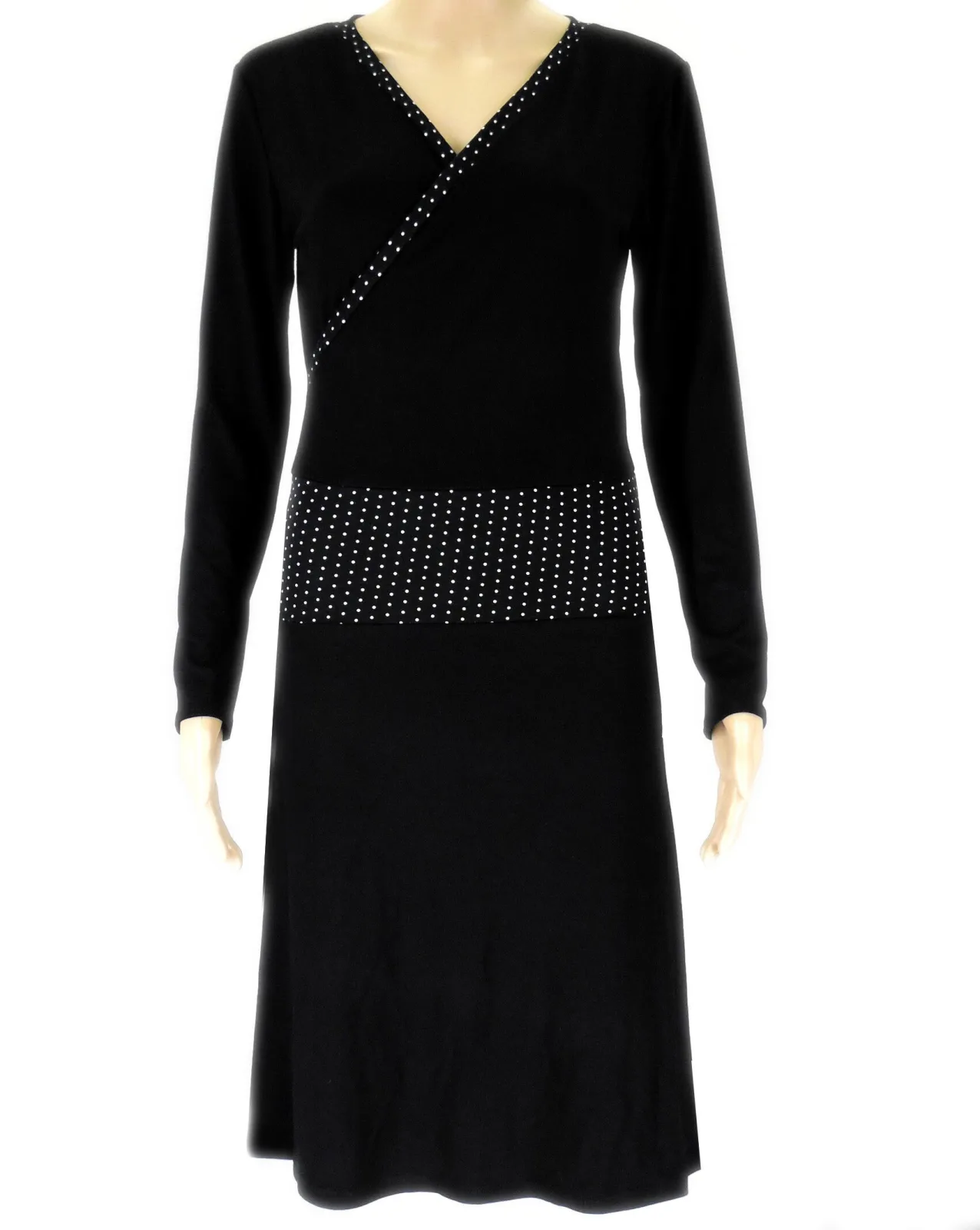 Jersey Kleid, für hohen Tragekomfort weich und dehnbar Figur fördernd, Baumwolle, passfreudig taillierte Form, bedruckt, Knie lang, Geschenk – Bild 3