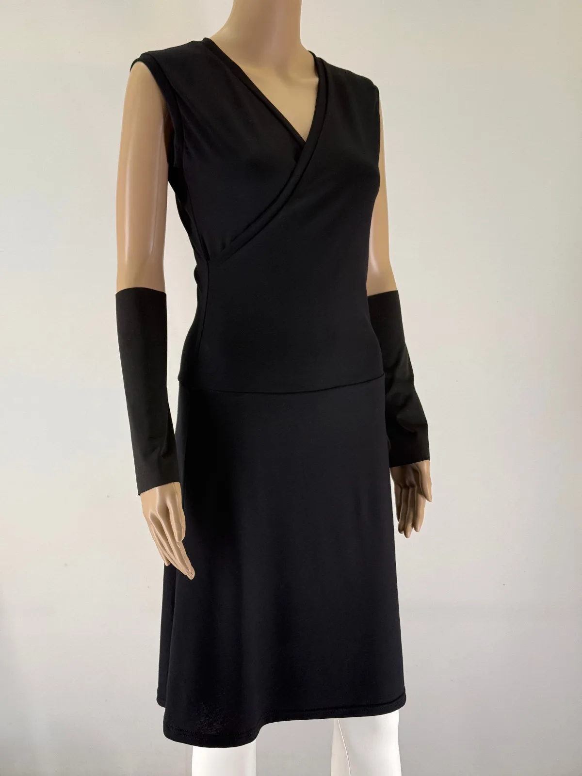 Jersey Kleid, für hohen Tragekomfort weich und dehnbar Figur fördernd, Baumwolle, passfreudig taillierte Form, bedruckt, Knie lang, Geschenk – Bild 11