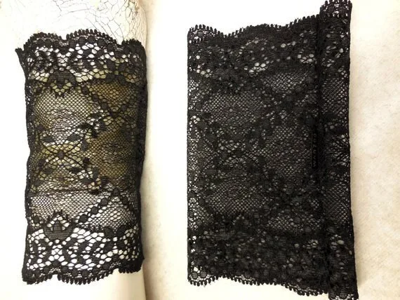 Hand Zierde Spitze dehnbar Pulswärmer Stulpen, Armstulpen, weiche spitze, ideal zu kurzärmligen Kleidern oder über einen dünnen Pulli