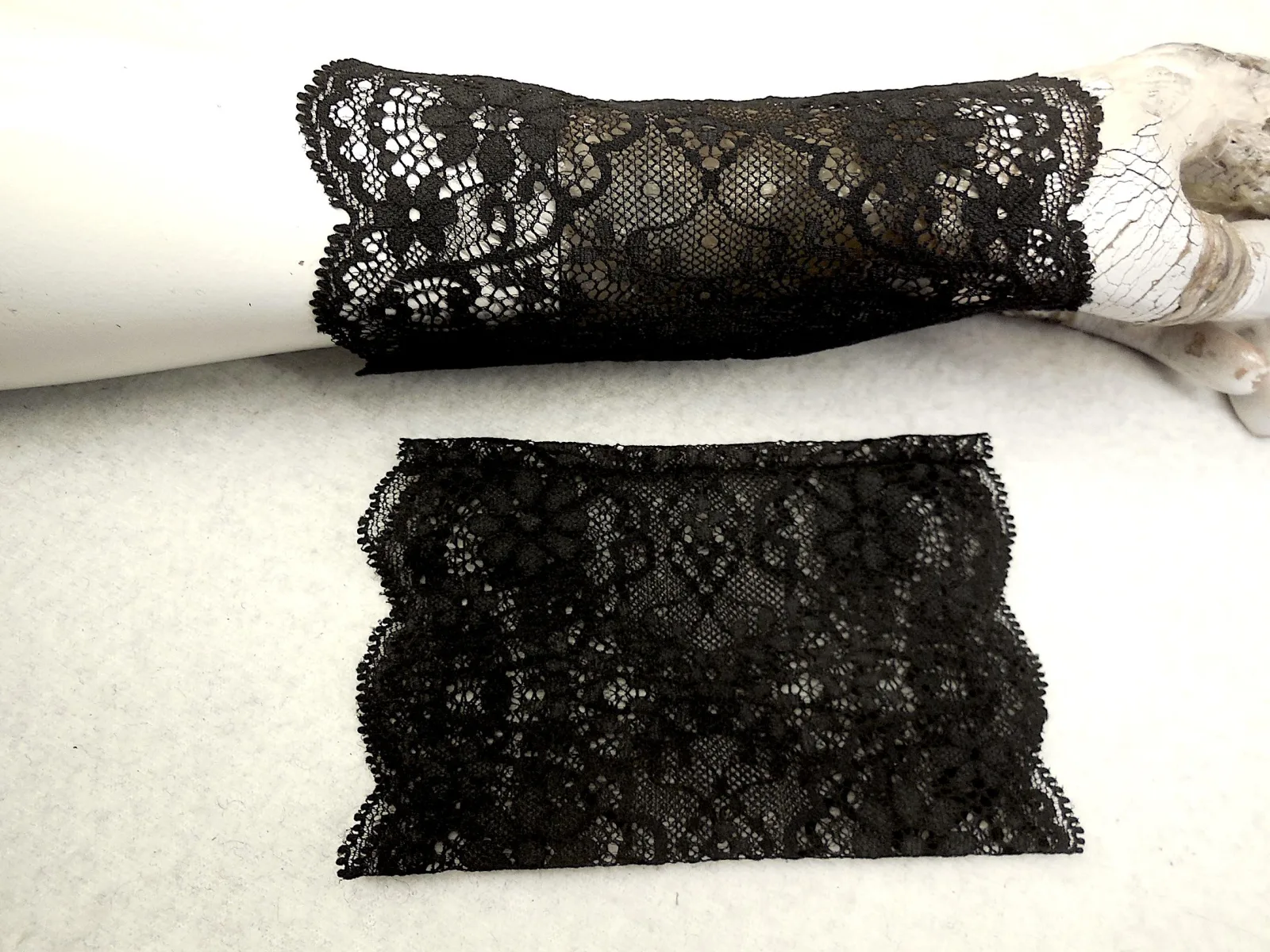 Hand Zierde Spitze dehnbar Pulswärmer leichte, feine Stulpen, ideal zu Kleidern oder über einen dünnen Pulli reizend Geschenk – Bild 4