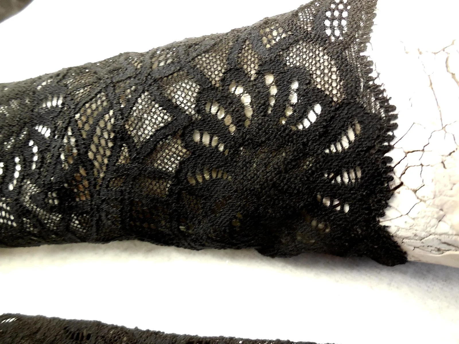 Hand Zierde Spitze dehnbar Pulswärmer leichte, feine Stulpen, ideal zu Kleidern oder über einen dünnen Pulli reizend Geschenk – Bild 3