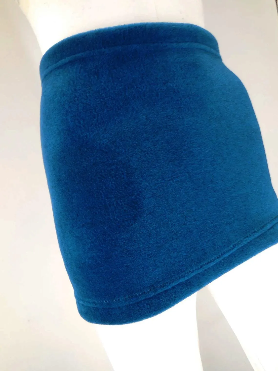 Bauchwärmer Wellness Baumwolle Fleece, Nierenbereich wärmer, cacheurs zum wenden, femininer Style, Figur fördernd, sehr passend dehnbar – Bild 3
