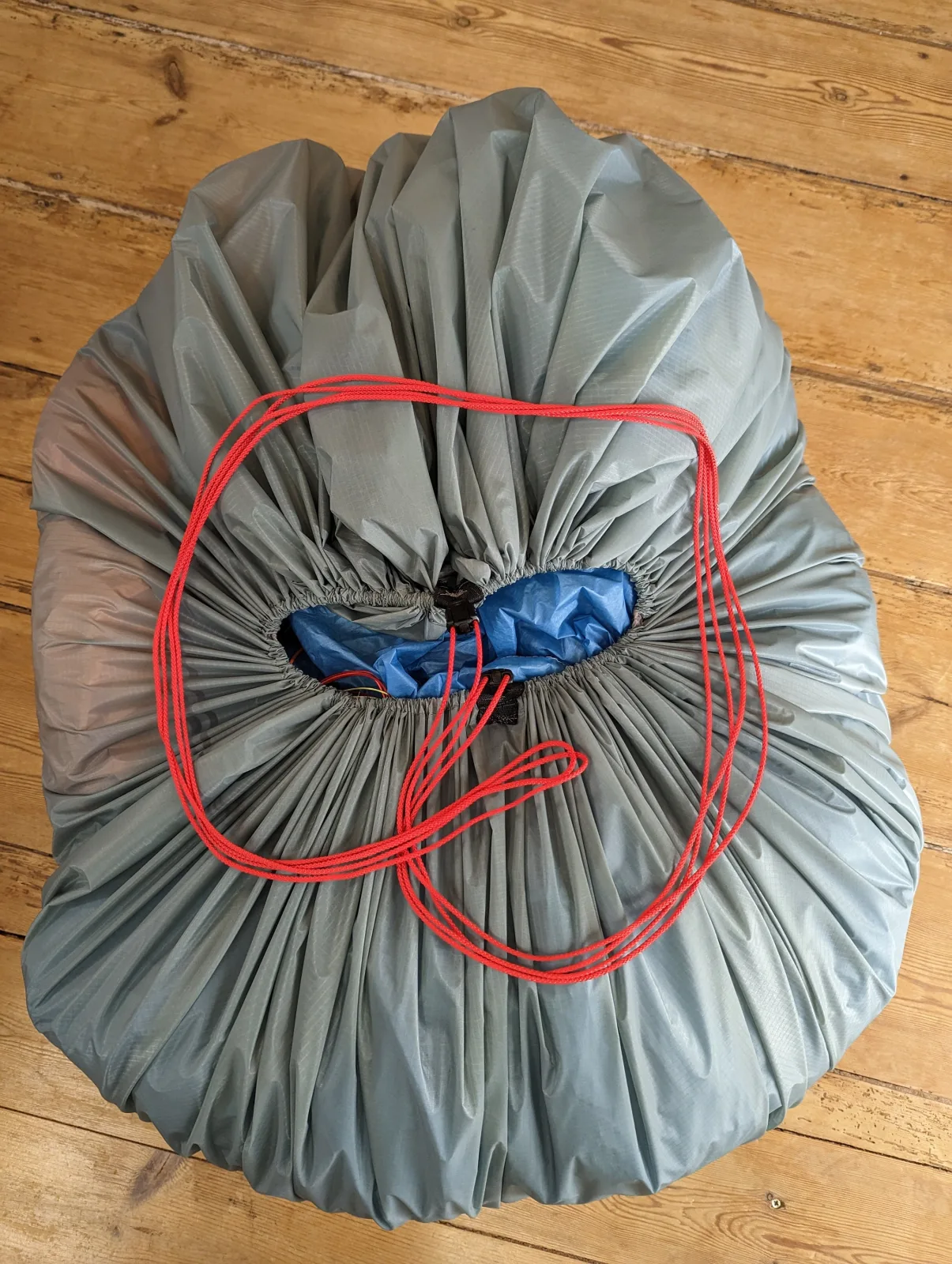 Pack Fix in 8 sek. packen, Ultra, leichter, Schnellpacksack, Gleitschirm, fliegen, WARZOG waschbar, schnell, Pack, Ruck, Sack, Geschenk