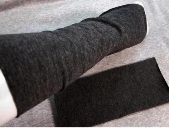 Pulswärmer hellgrau langlebig 1A Baumwolle Stulpe, Ideal zu kurzärmligen Kleidern, unter oder über einen Pulli warm und angenehm zu tragen – Bild 3
