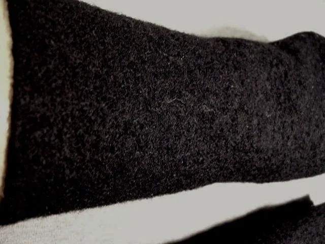 Wollwalk Handschuhe langlebig Armstulpen schwarz weiche, warm nachhaltig,, tiroler Kochwolle, hochwertige Schurwolle, das beliebte Geschenk – Bild 3