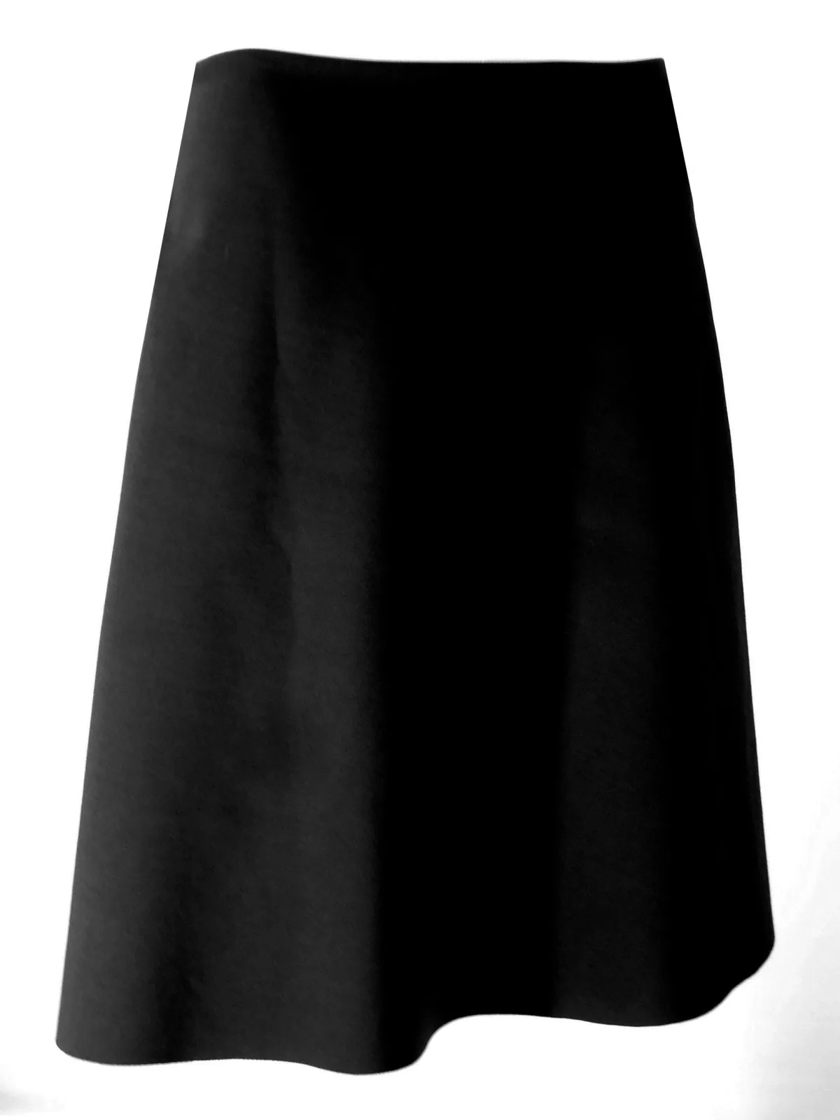 Jaquard Jersey Rock in A Form mit versteckter Passe schön weich, schwarz, soft stretchy passfreudig, feminin wunderbar bequem, Geschenk – Bild 2