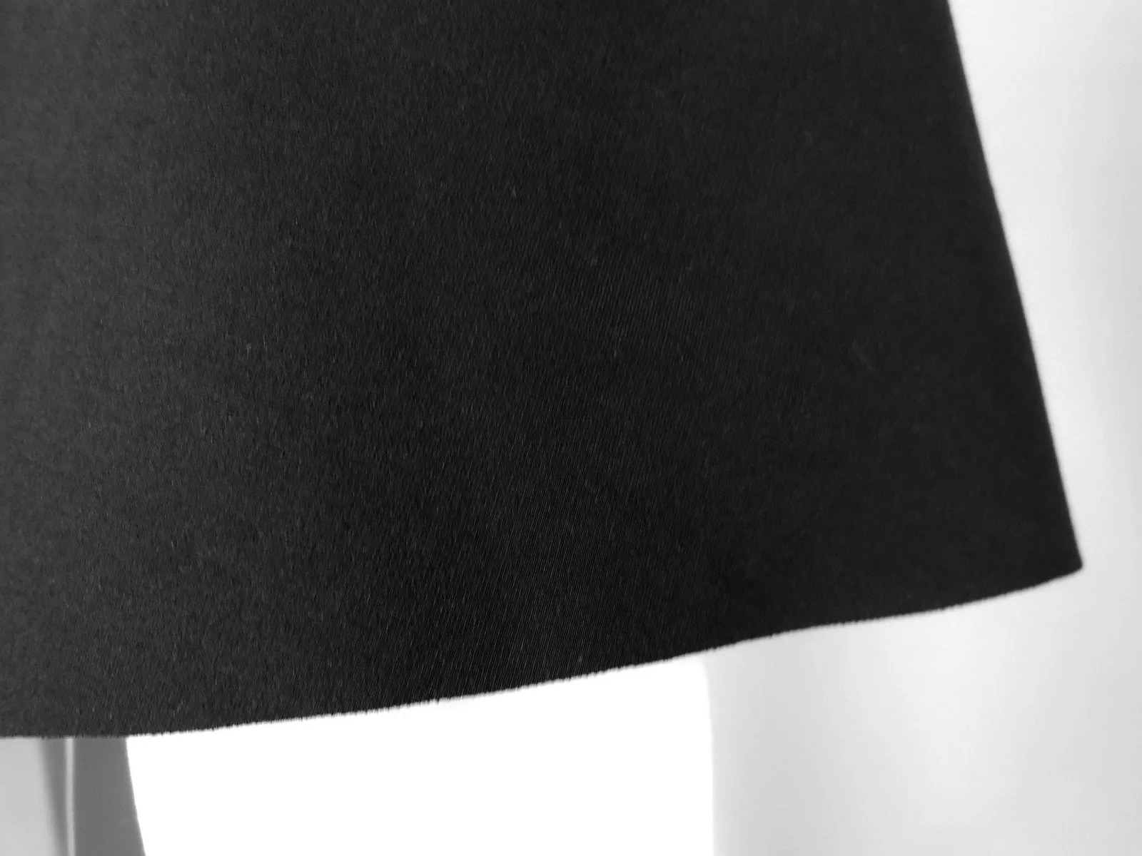 Jaquard Jersey Rock in A Form mit versteckter Passe schön weich, schwarz, soft stretchy passfreudig, feminin wunderbar bequem, Geschenk – Bild 6