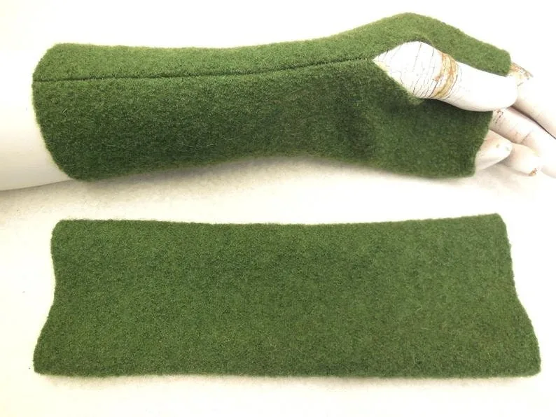 Schöne weiche warme Handschuhe aus bestem Wollwalk robust und wertvoll die dicke Kochwolle aus Tirol, Wollwalk, Reiten, Lenken, Geschenk – Bild 7