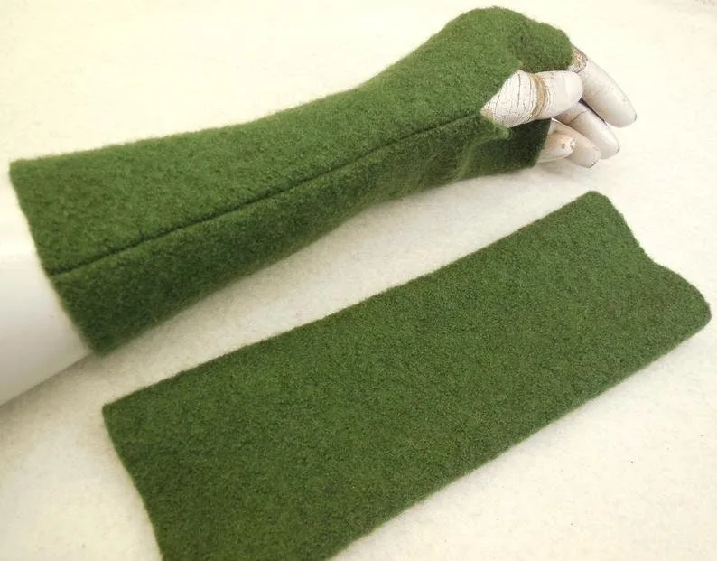 Schöne weiche warme Handschuhe aus bestem Wollwalk robust und wertvoll die dicke Kochwolle aus Tirol, Wollwalk, Reiten, Lenken, Geschenk – Bild 3