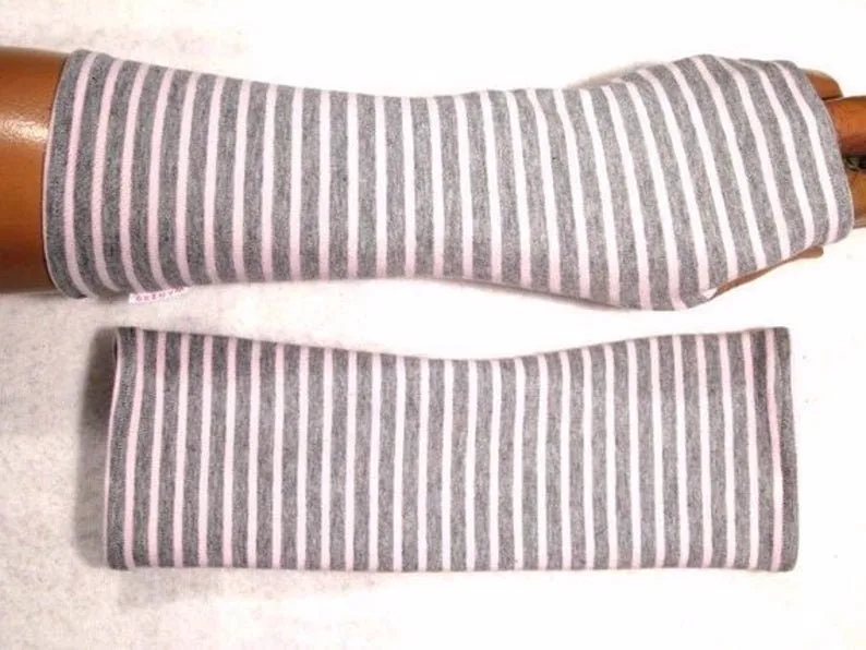 maritim gestreifte weiche warme Handschuhe stabil Qualität gestreift Gefühle behaglich, geborgen, zufrieden, gewärmt schön angenehm geschenk – Bild 5