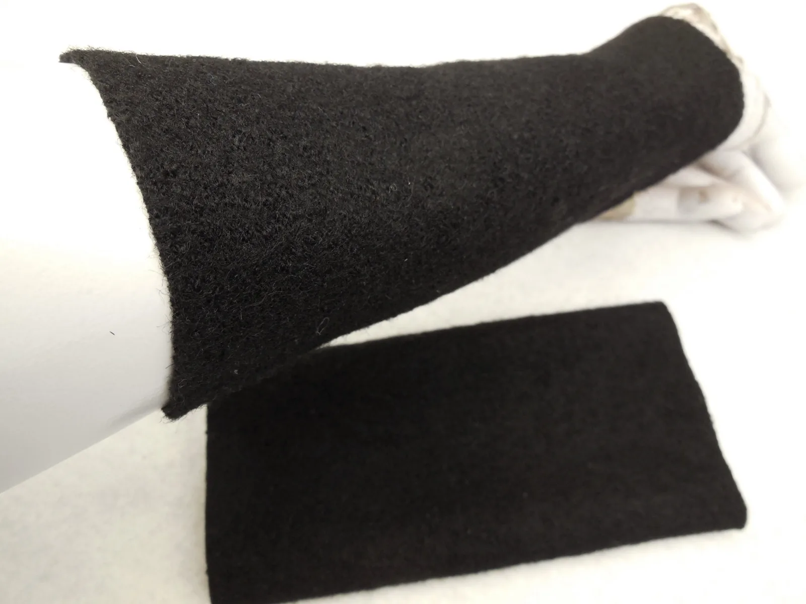 robuster weicher Wollwalk, langlebige Armstulpen Handschuhe warm stabile Pulswärmer, Loden wolle, Ideal zu Kleidern oder über einen Pulli – Bild 8