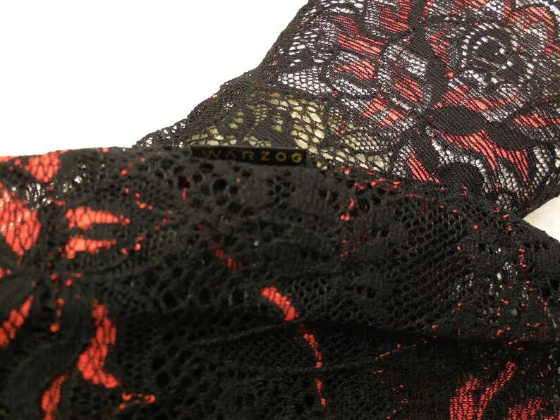 Hand Zierde Spitze dehnbar Pulswärmer leichte, feine Stulpen, ideal zu Kleidern oder über einen dünnen Pulli reizend Geschenk grün – Bild 2