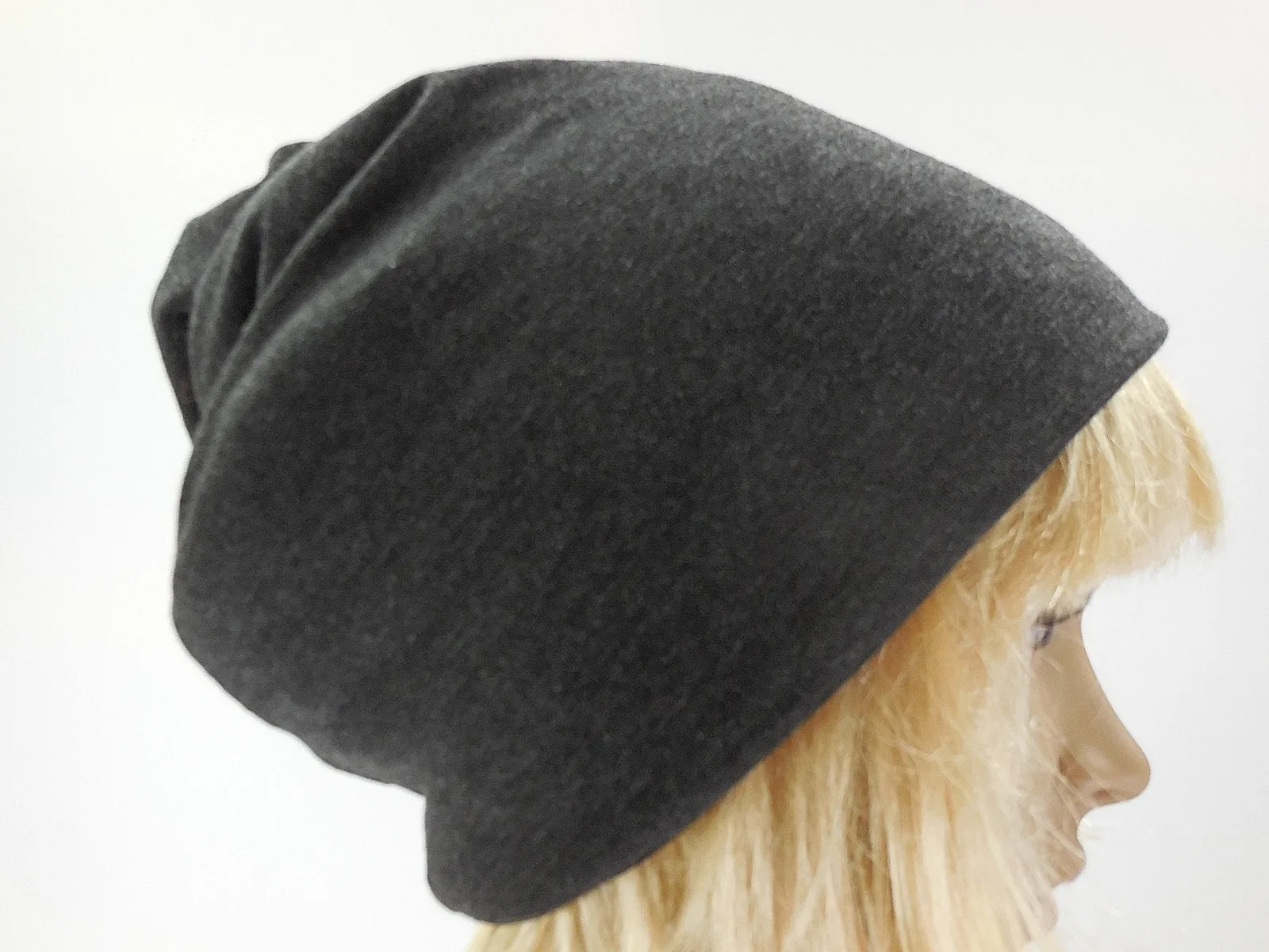 weich leicht Beanie Strickwolle doppelt gelegt zum wenden eine Mütze die Dich behütet, Strick Jersey zu allen 4 Jahreszeiten, das Geschenk – Bild 9