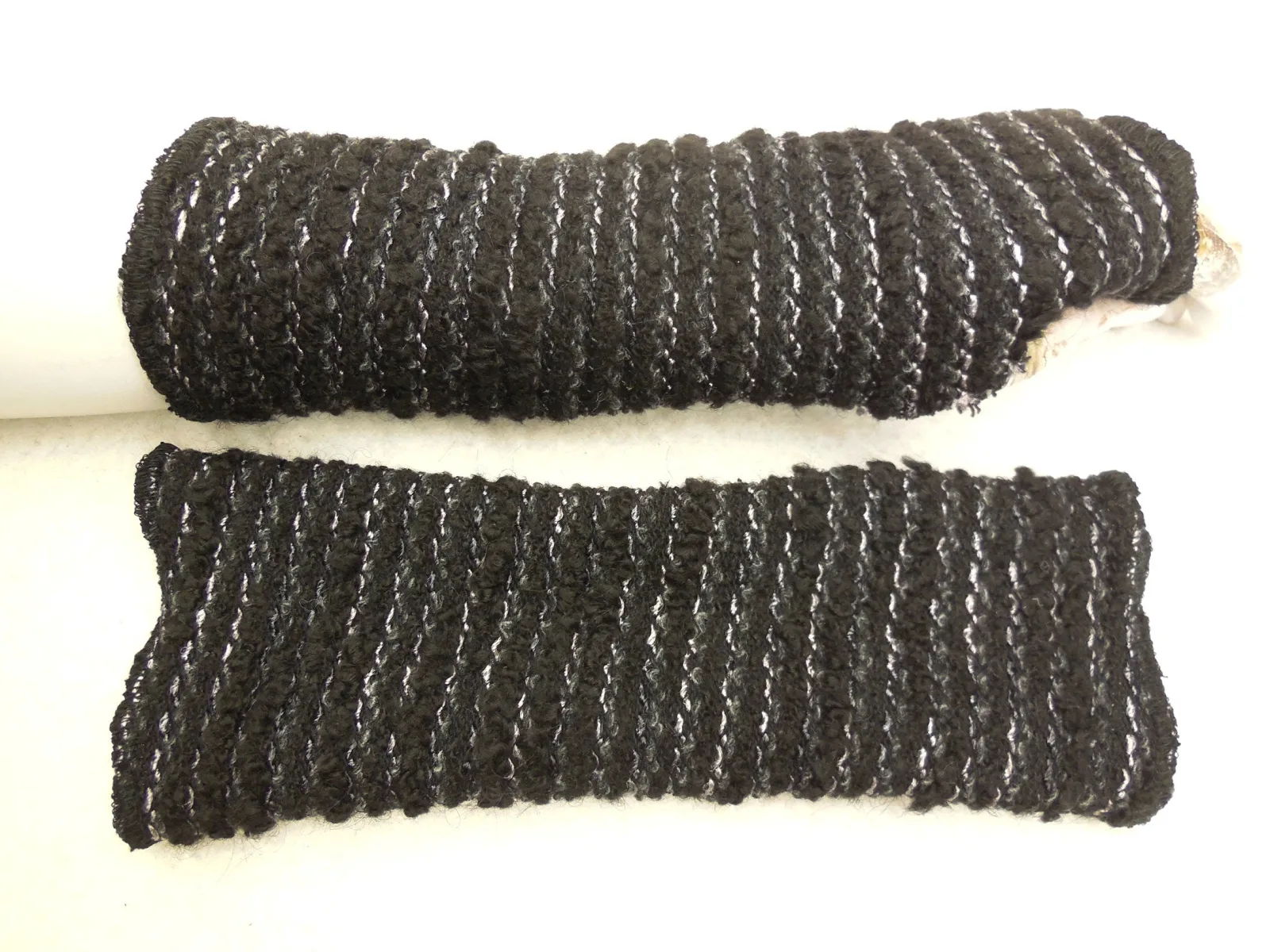 warme Handschuhe, weiche Strickwolle Armstulpen, dehnbar, schwarz, Ideal zu Kleidern, oder über einen Pulli, das beliebte Geschenk – Bild 4