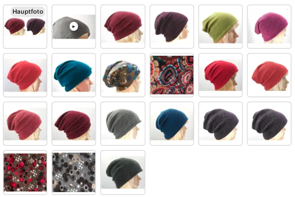 warmer leichter Beanie aus weicher Strickwolle doppelt gelegt zum Wenden eine Mütze die dich behütet, zu allen 4 Jahreszeiten ein Ge (Kopie) – Bild 8