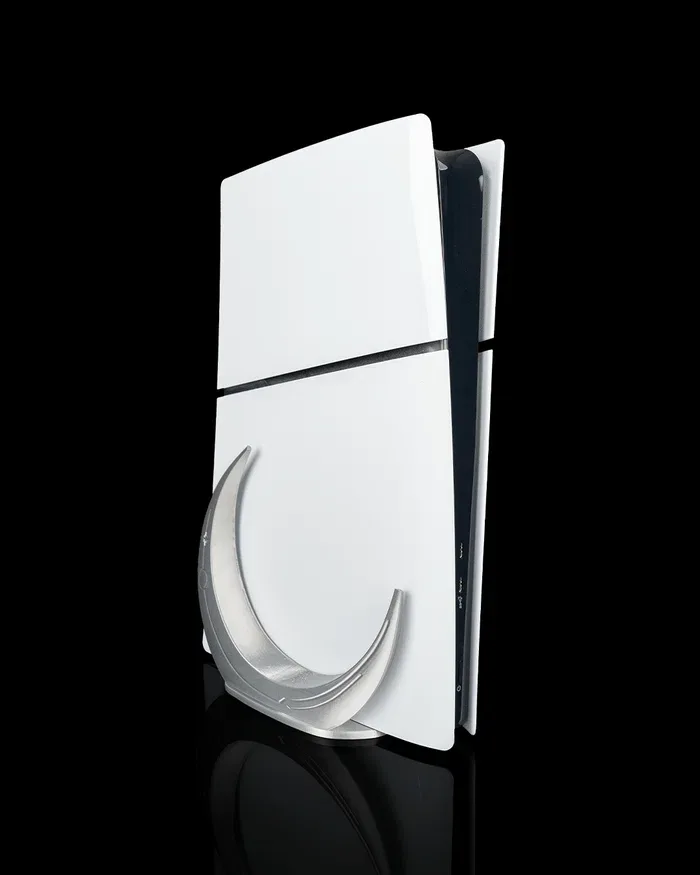 PS5 Slim Ständer Halbmond – vertikaler Standfuß, 3D-Druck