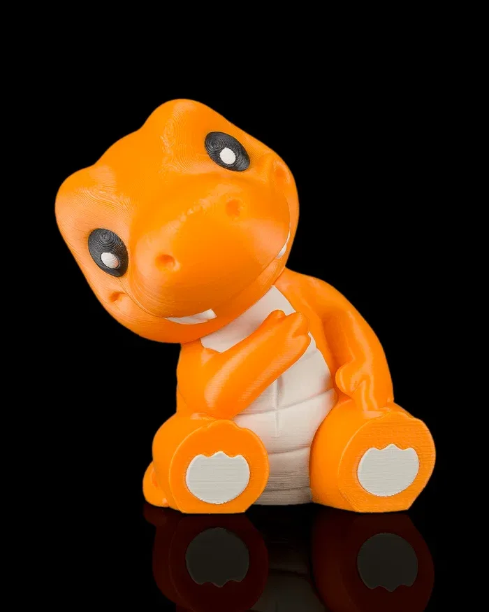 Dino Fotohalter T-Rex – Figur hält dein Foto, 3D-Druck, 7 cm – Bild 2