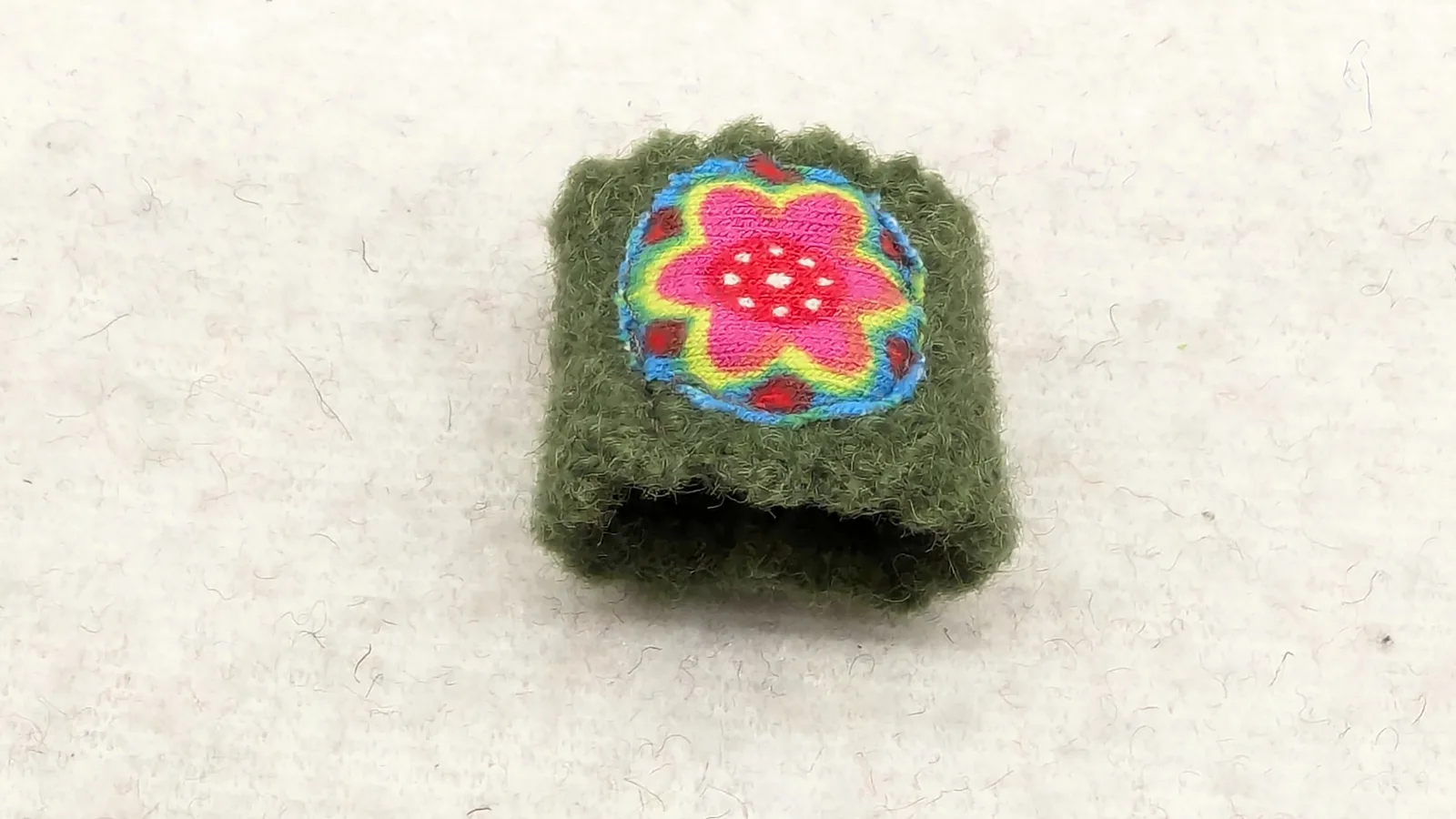 Finger Ring Wollwalk, dieser dehnbaren Finger Ring aus Wolle passen immer sind warm und halten lange  weich und anschmiegsam (Kopie) (Kopie) – Bild 4