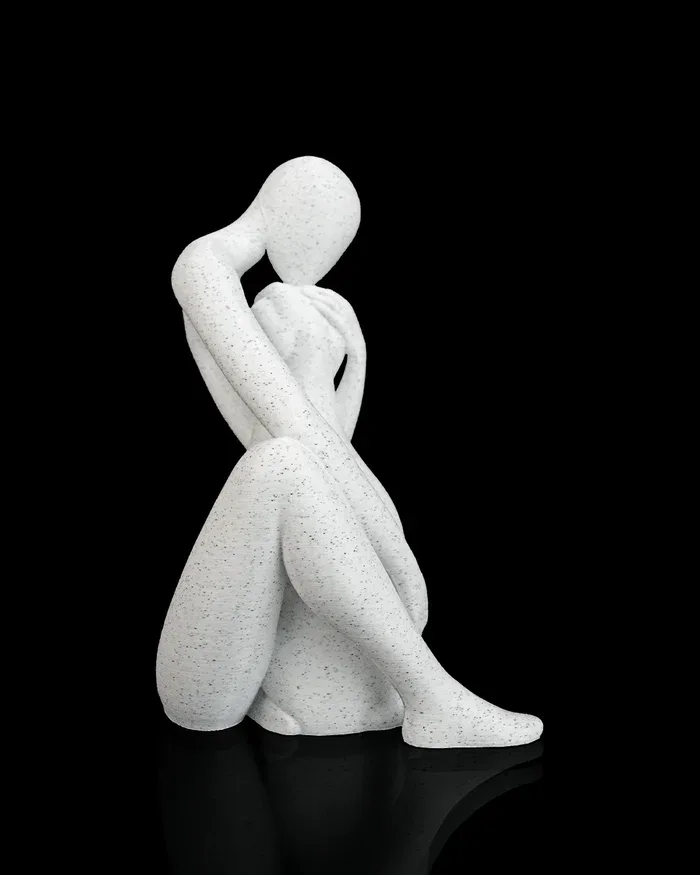 Mensch und Hund Figur – Skulptur für Hundeliebhaber, 3D-Druck – Bild 5