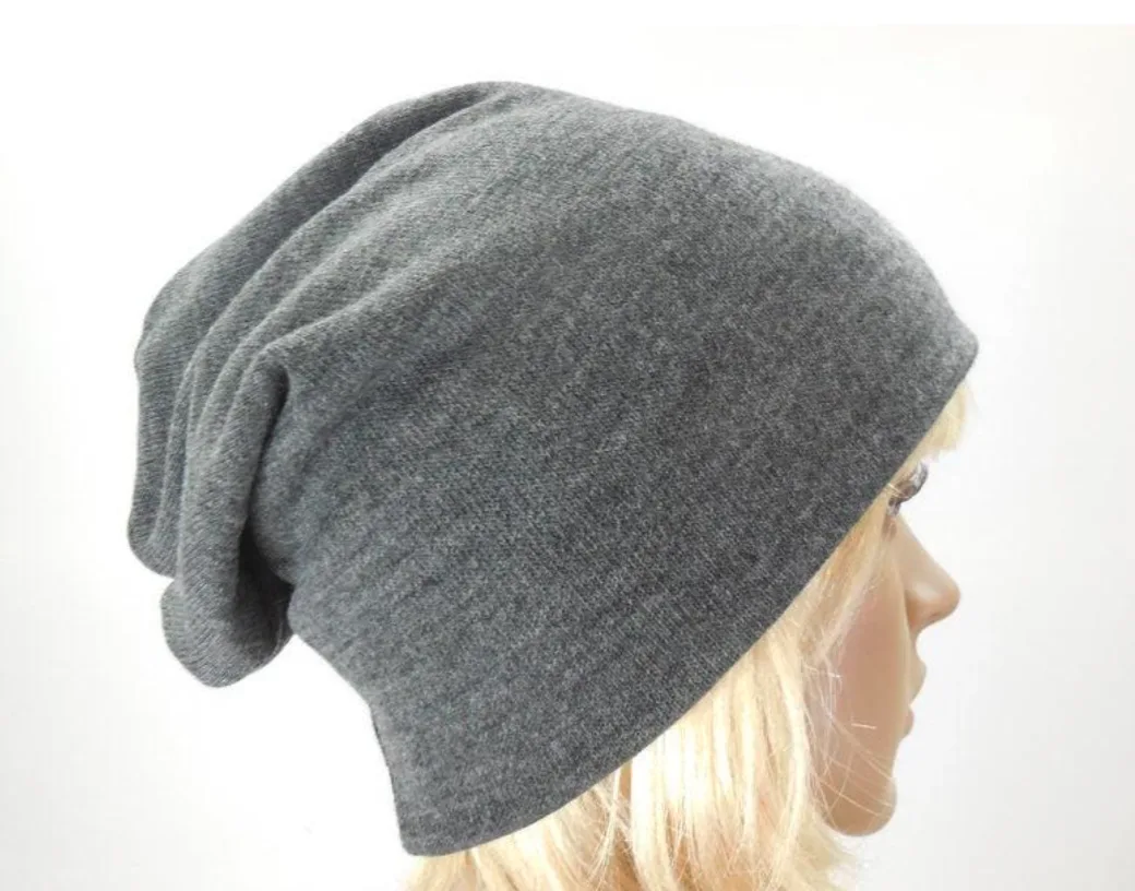 warmer leichter Beanie aus weicher Strickwolle doppelt gelegt zum Wenden eine Mütze die dich behütet, zu allen 4 Jahreszeiten ein Ge (Kopie) – Bild 15