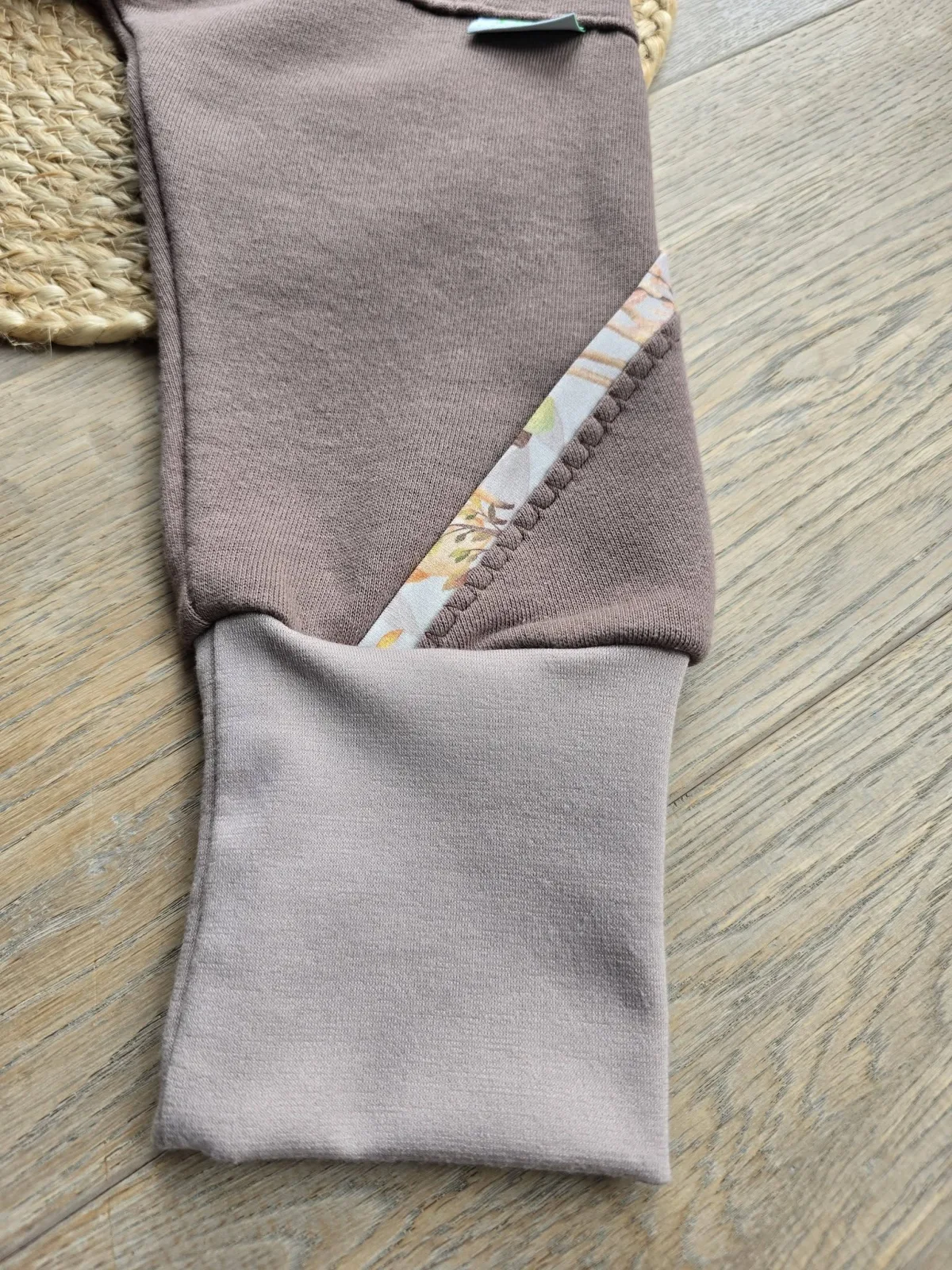 Organic Pumphose Braun 104/110 – Unikat Waldtiere Sweat – Bild 6