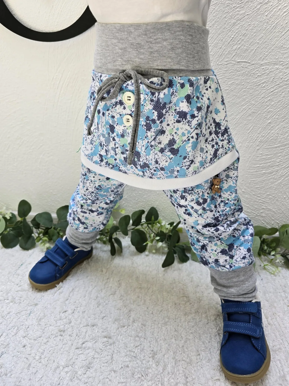 Jeans Pumphose Kinder Unikat Gr.92/98 Kinderhose Denim Unisex