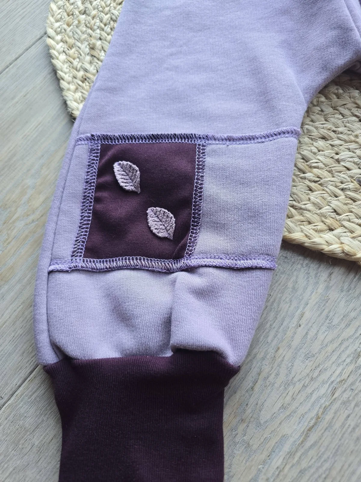 Beere Pumphose, Blatt 92/98 Organic dickerem Sweat Übergang – Bild 4