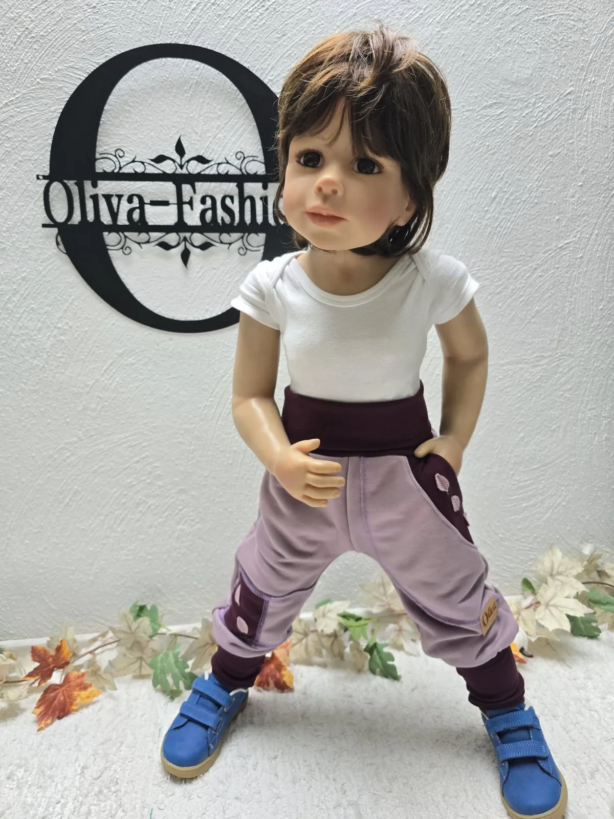 Beere Pumphose, Blatt 92/98 Organic dickerem Sweat Übergang – Bild 6