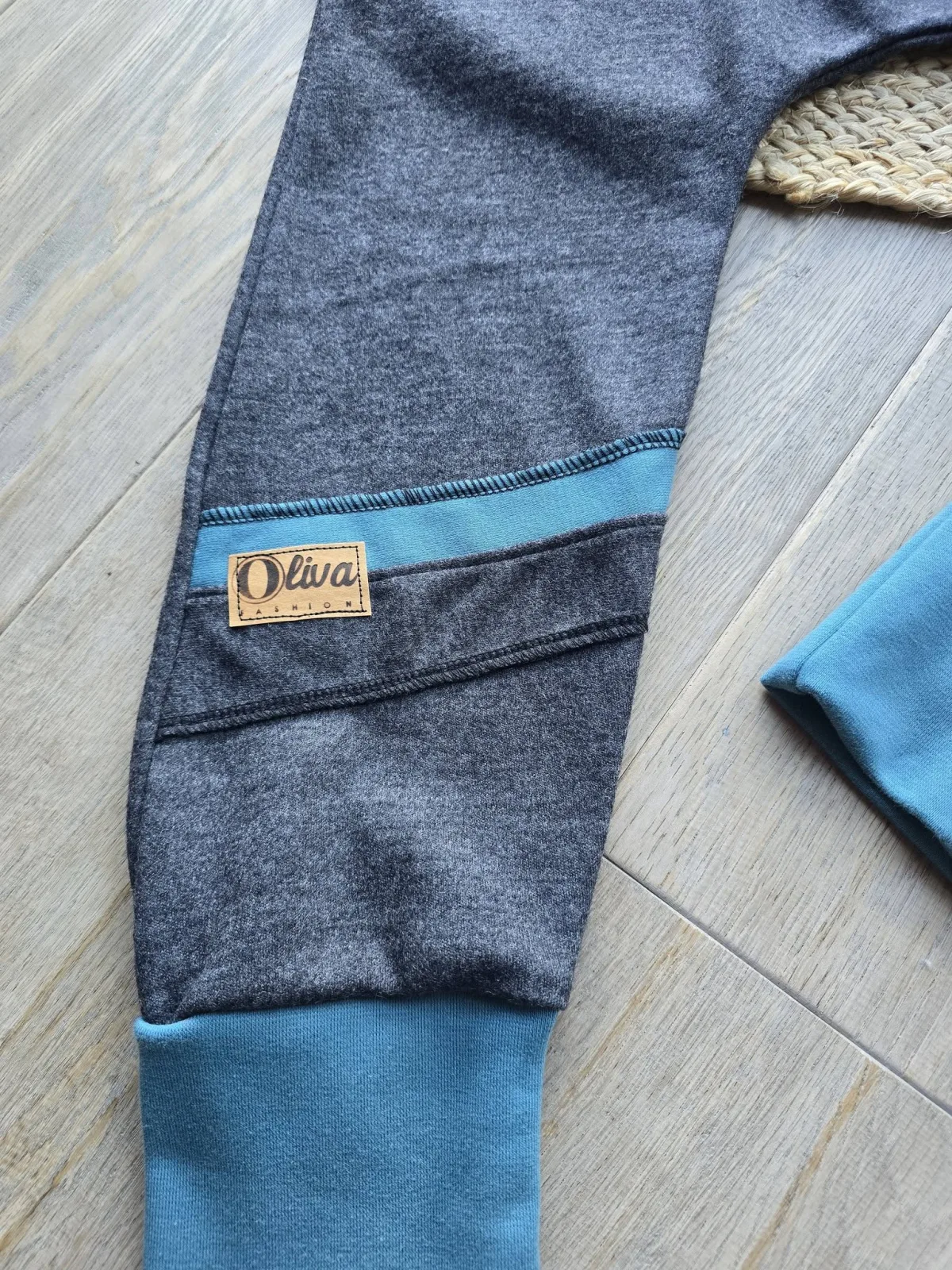 Kinder Stoffhose Pumphose Gr.128/134 Bio-Baumwolle Übergang – Bild 4