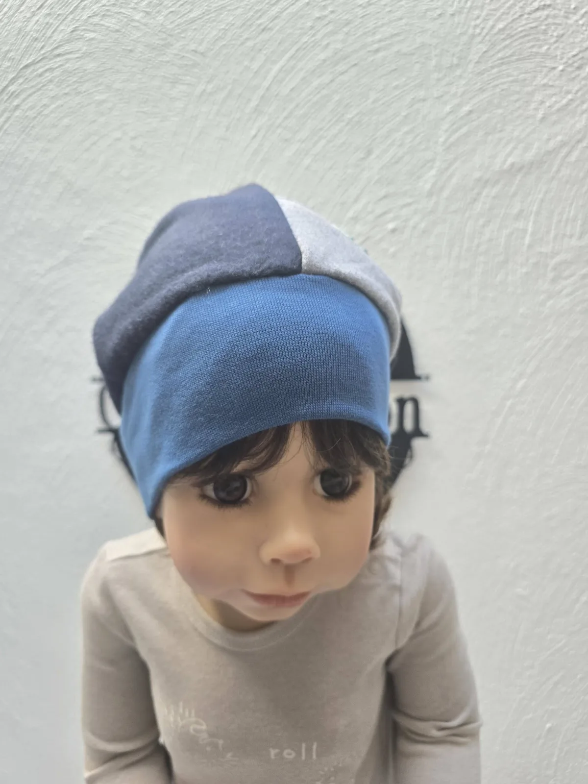Wintermütze Beanie Kuschelige Kindermütze KU.46-50 cm Dino – Bild 4