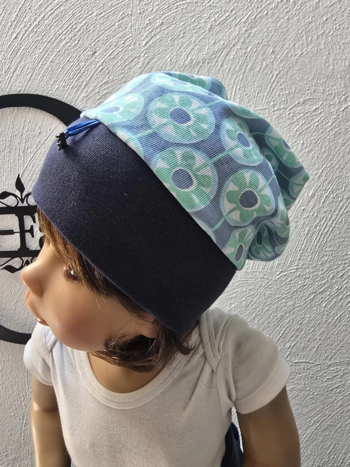 Beanie Mütze KU.50-54 cm Übergang Organic Sweat Unisex Kinder – Bild 5