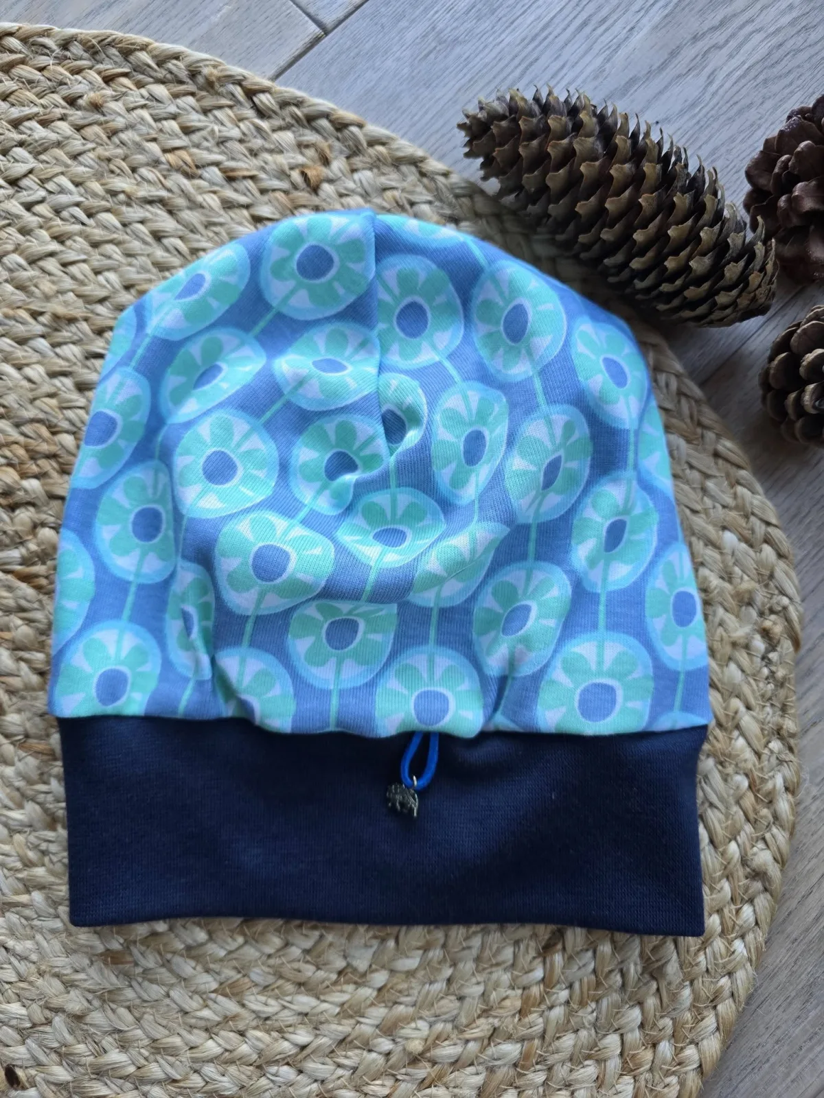 Beanie Mütze KU.50-54 cm Übergang Organic Sweat Unisex Kinder – Bild 2