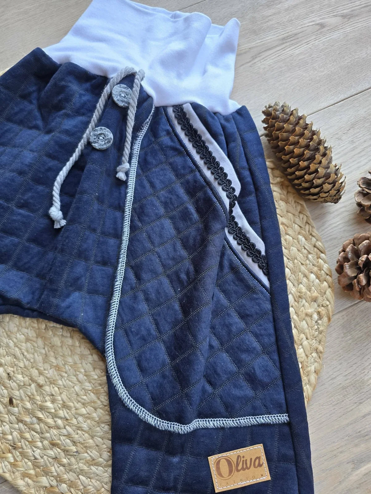 Stepphose Kinderhose Gr.128-134 – Warm Mädchenhose Herbst & Winter – Bild 2