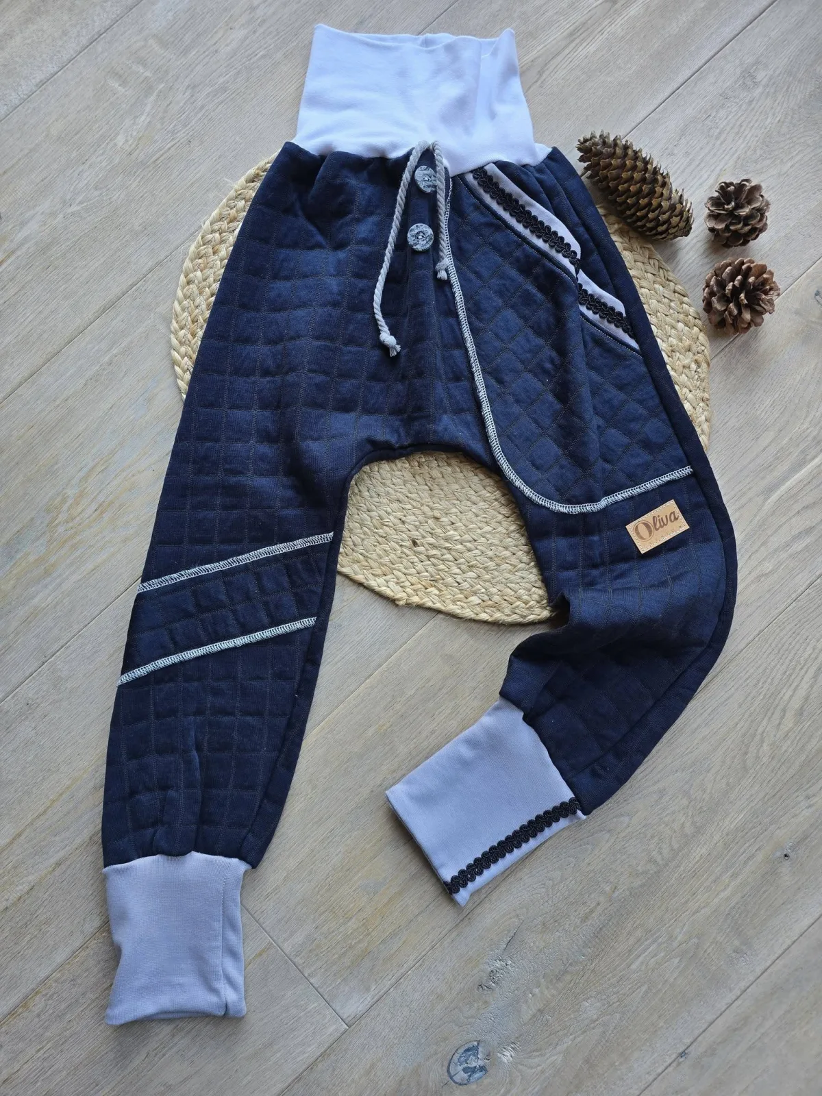 Stepphose Kinderhose Gr.128-134 – Warm Mädchenhose Herbst & Winter