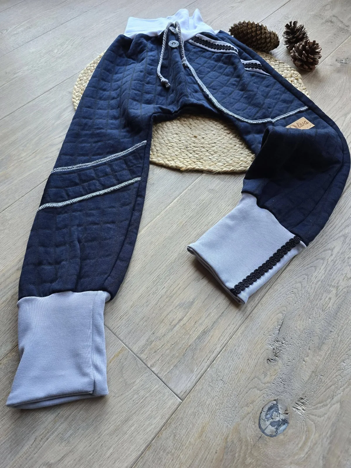 Stepphose Kinderhose Gr.128-134 – Warm Mädchenhose Herbst & Winter – Bild 5