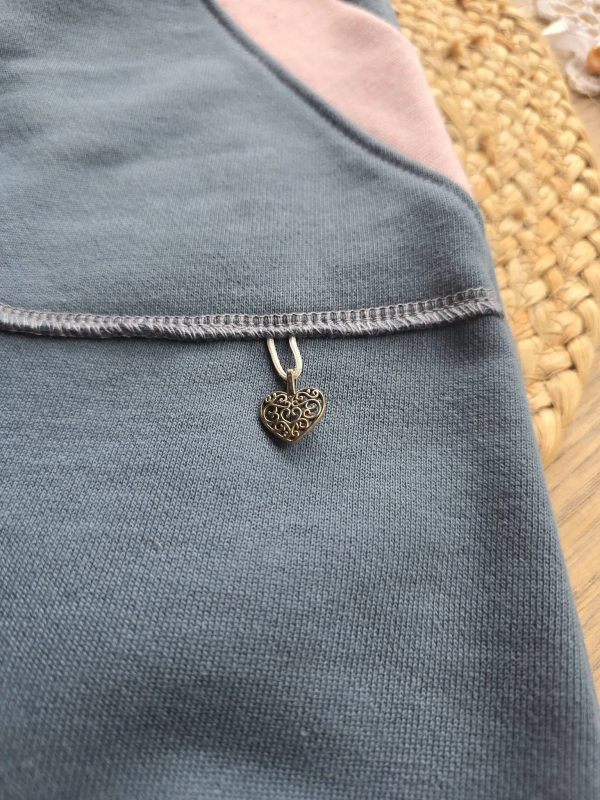 Kuschelige Mädchen Pumphose angerautem Wintersweat Gr.92/98 warm – Bild 3