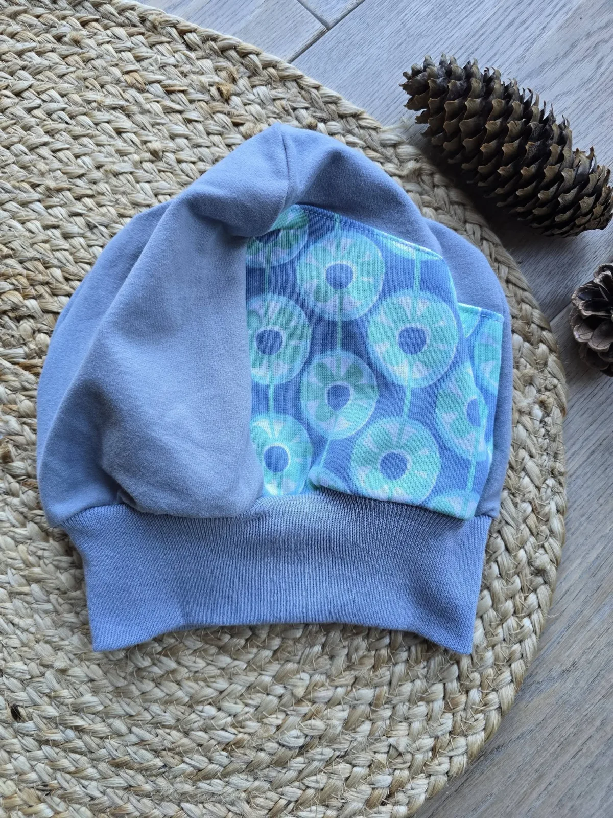 Beanie Bio Mütze KU.50-54cm Übergang Sweat Unisex Kindermütze
