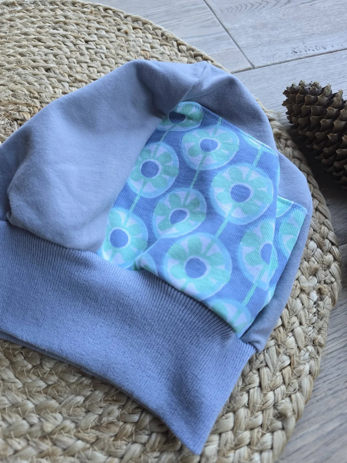 Beanie Bio Mütze KU.50-54cm Übergang Sweat Unisex Kindermütze – Bild 3