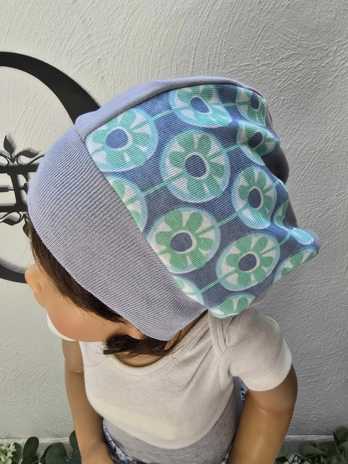 Beanie Bio Mütze KU.50-54cm Übergang Sweat Unisex Kindermütze – Bild 2