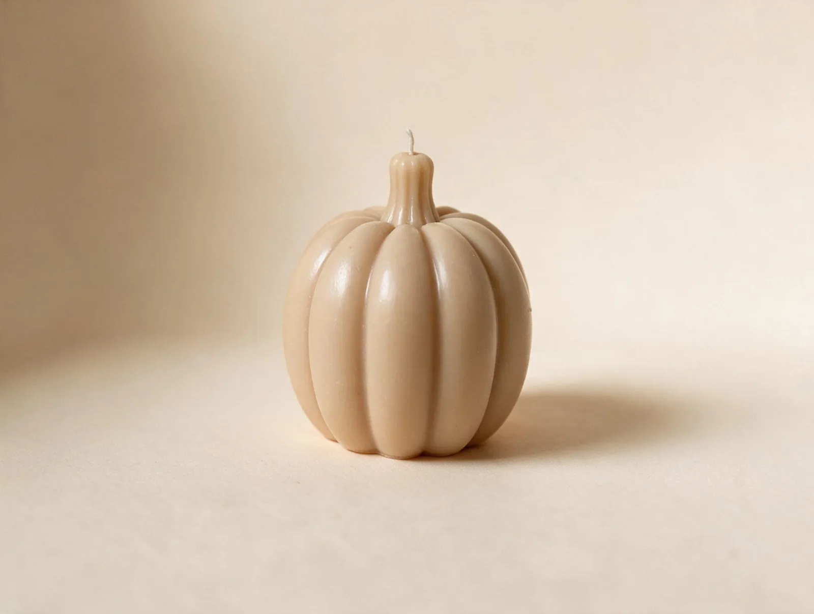 Kürbis Kerze aus Rapswachs – Herbstdeko & Geschenkidee – Bild 2