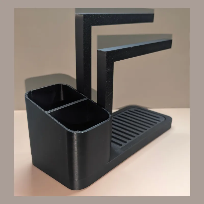 2-in-1 Küchenorganizer – Abtropfgestell & Besteckhalter – Bild 3