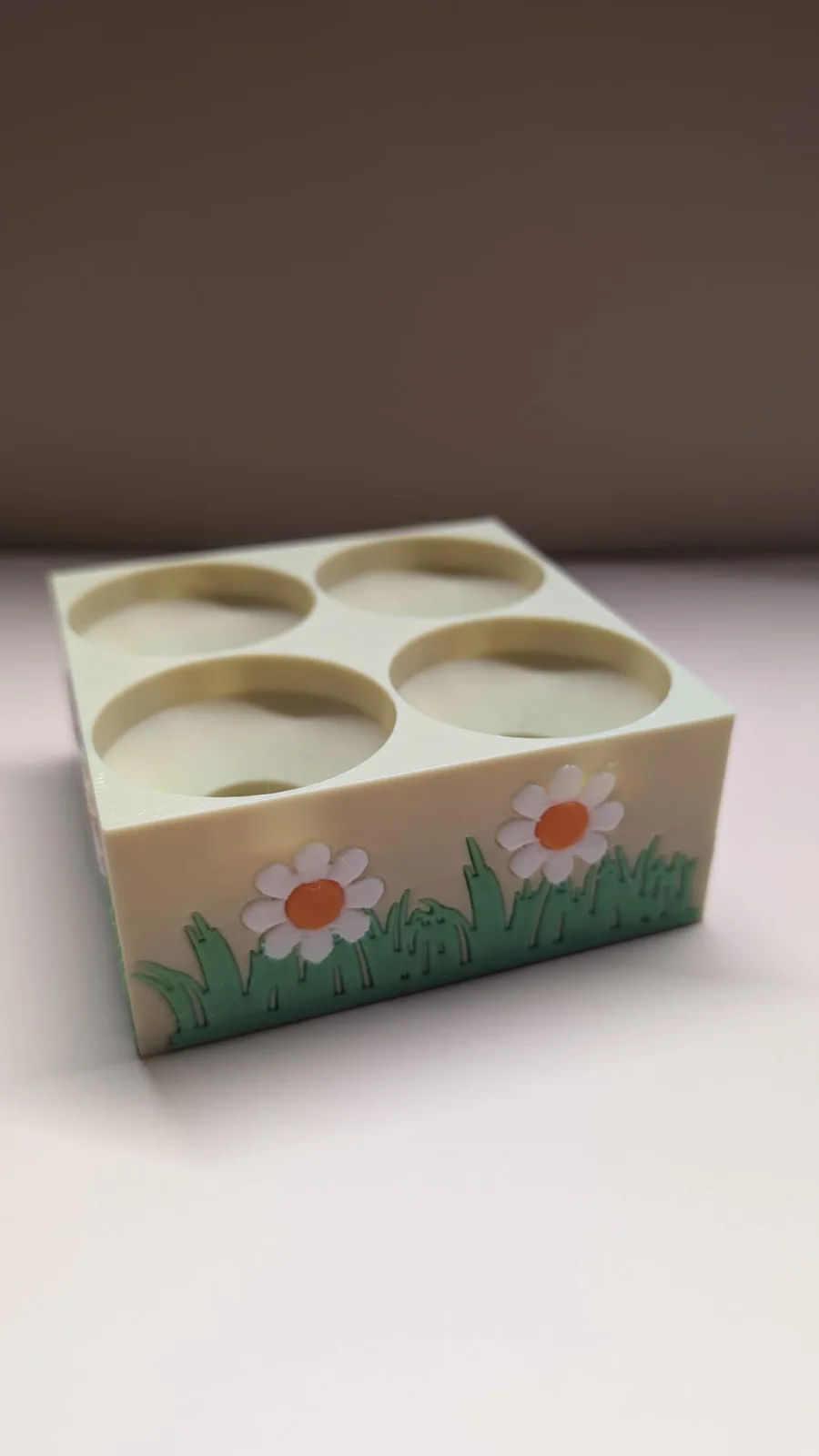 Tubenhalter Kühlschrank „SCENE“ | 3D gedruckter Halter für 4 Tuben | Organizer Küche | Szenen City by Night, Wall, Garden – Bild 7
