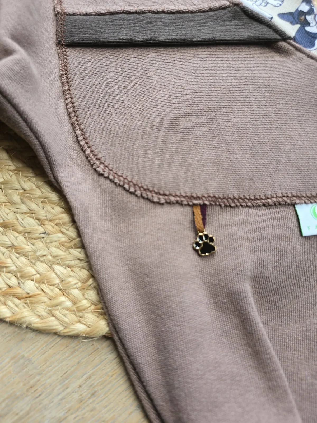 Pumphose mit Tiere Gr.98/104 Organic dickerem Sweat Übergang – Bild 6