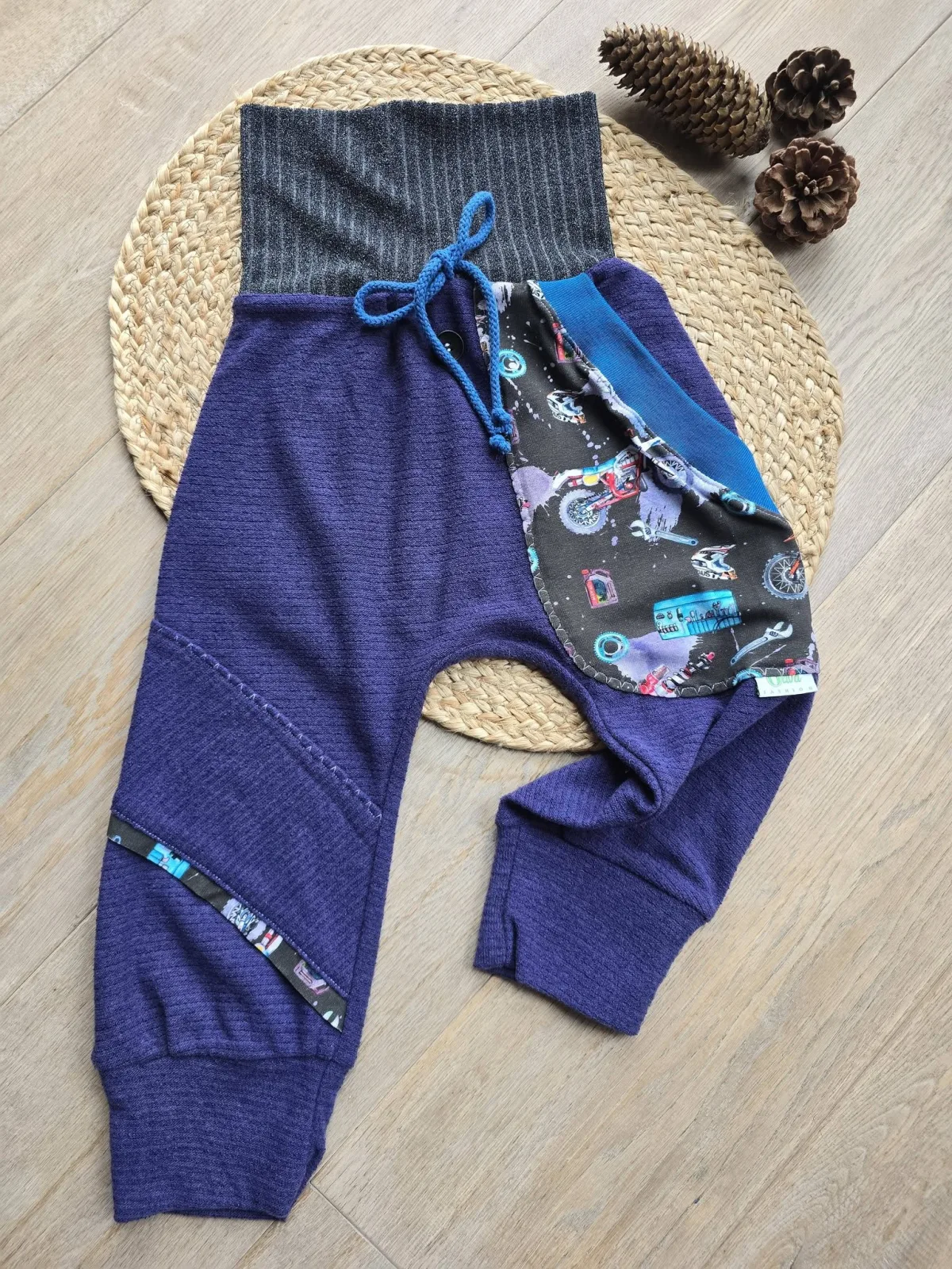 Frottee-Kinderhose Gr.98/104– weich, hochwertig, Übergang Motocross – Bild 2