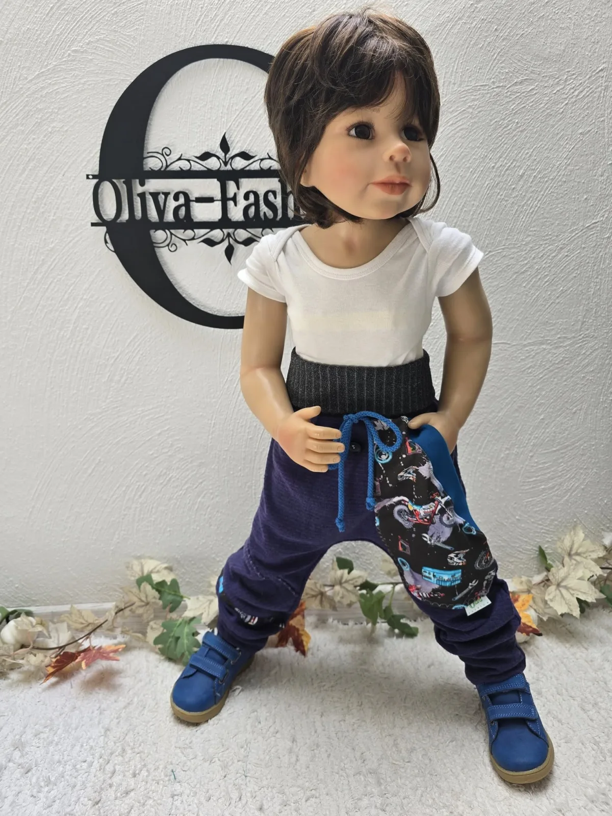 Frottee-Kinderhose Gr.98/104– weich, hochwertig, Übergang Motocross – Bild 6