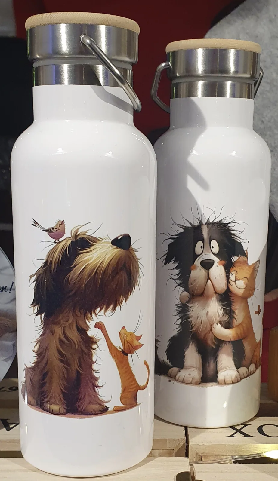 Thermoflasche aus Edelstahl für Hunde-und Katzenfreunde
