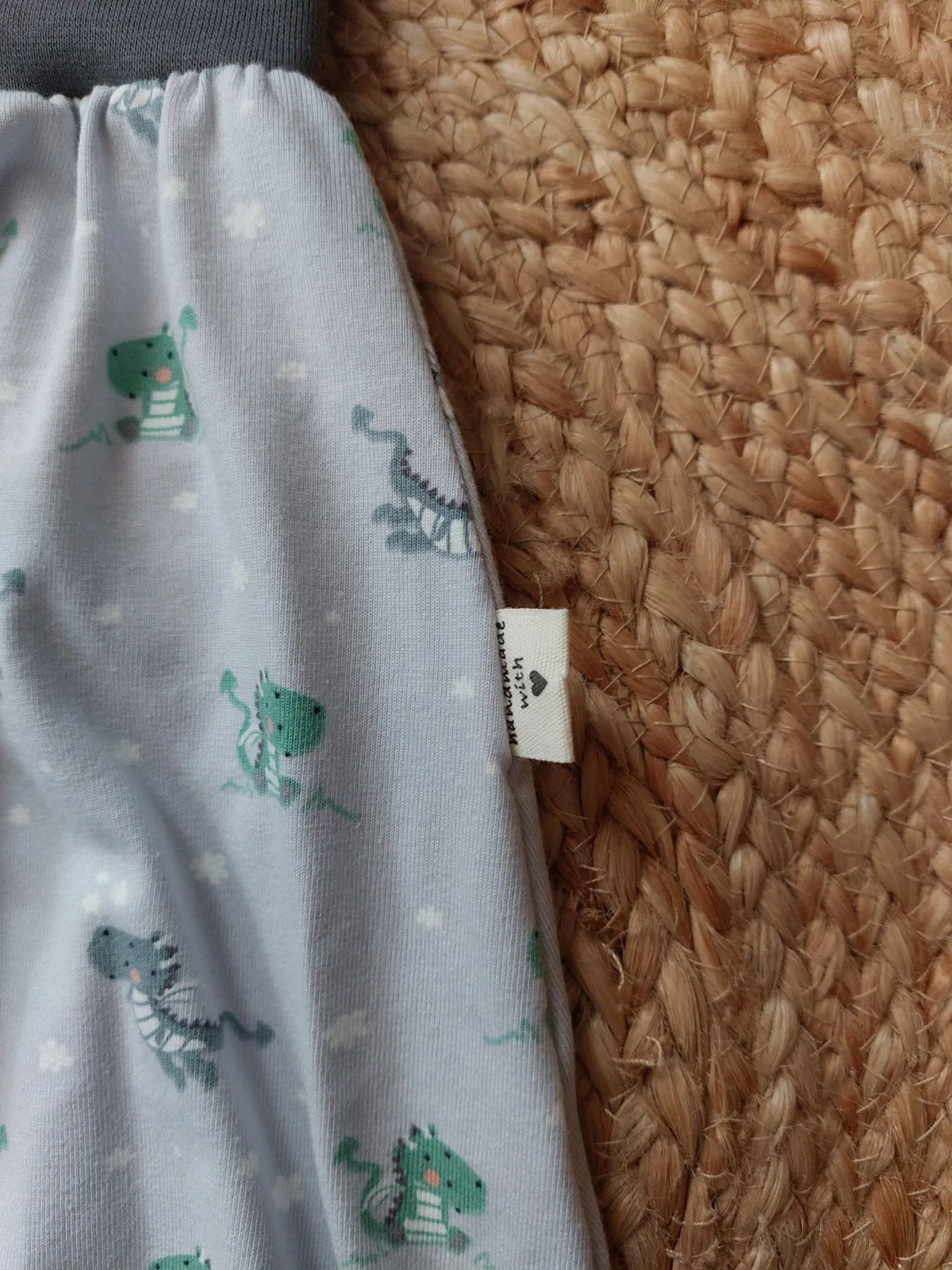 Pumphose für Kleinkinder aus Baumwolljersey , Größe 62, Farben grau/ grün (Kopie) – Bild 5