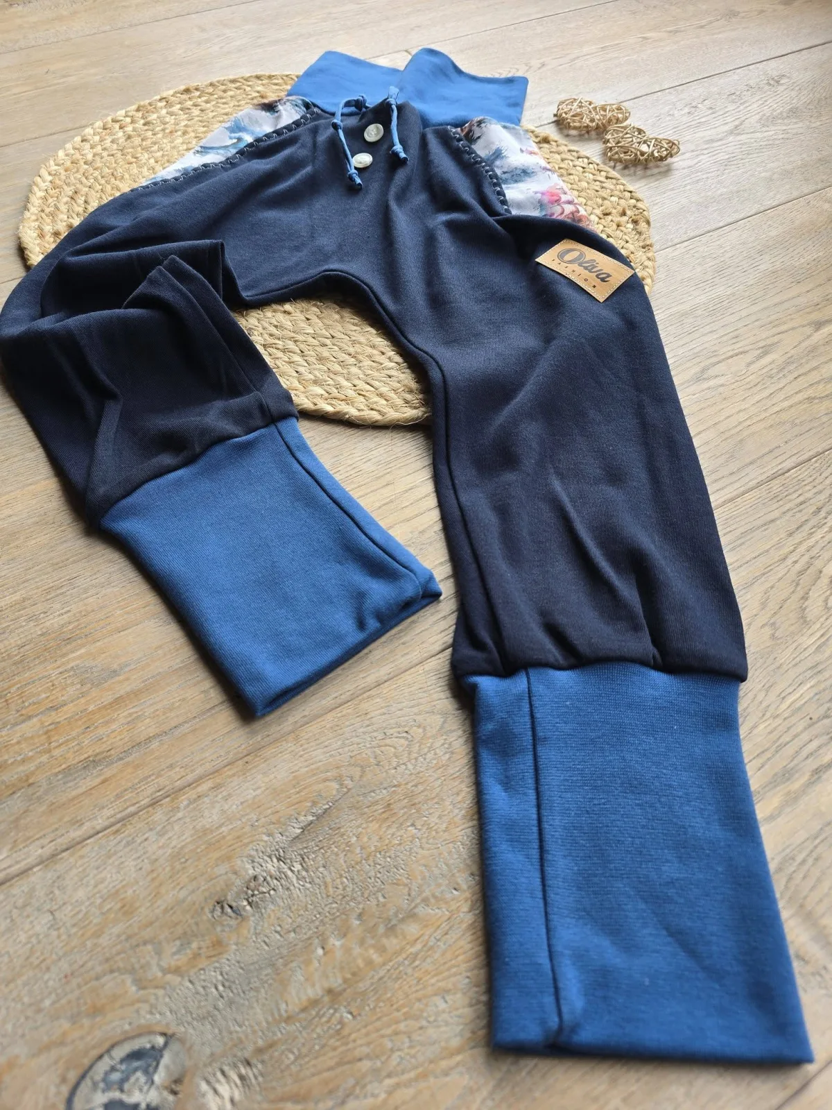 Sweat Organic Pumphose Jungenhose Unikat 110/116 Piratenboot – Bild 5
