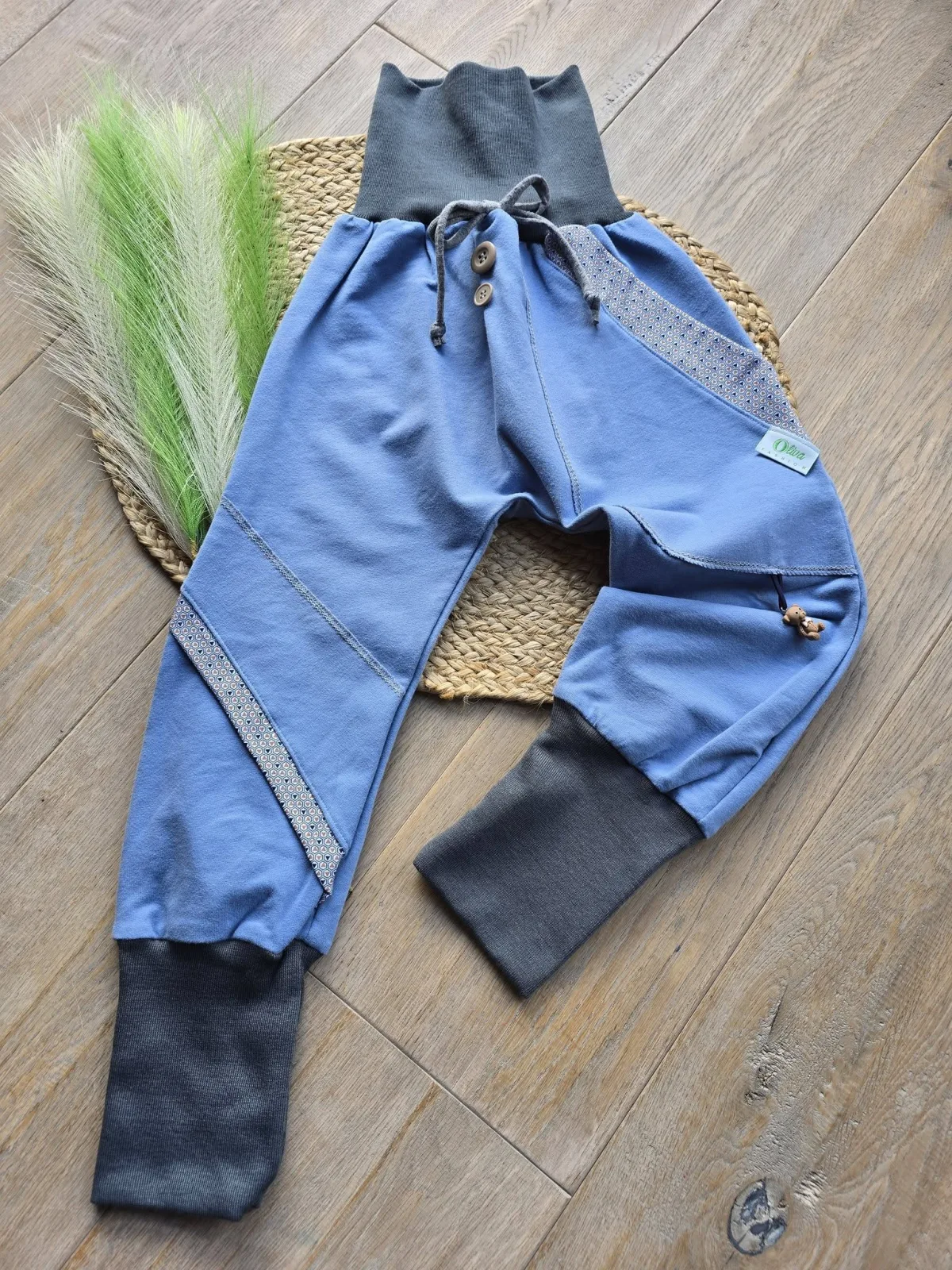 Organic Sweat Pumphose Jungenhose Unikat 110/116 Unisex