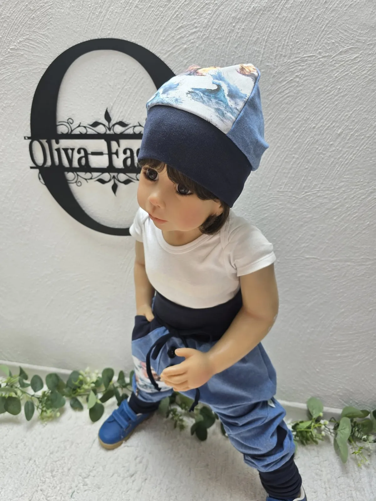 Kinder Pumphose Organic Jungen 110/116 Piratenboot Sweat – Bild 8